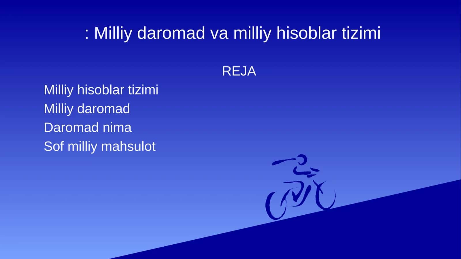 Milliy hisoblar tizimi