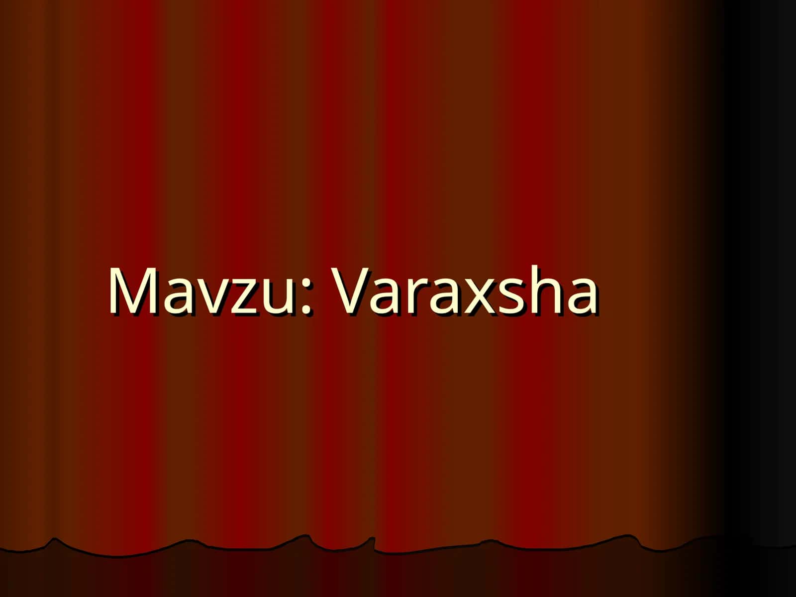 Varaxsha