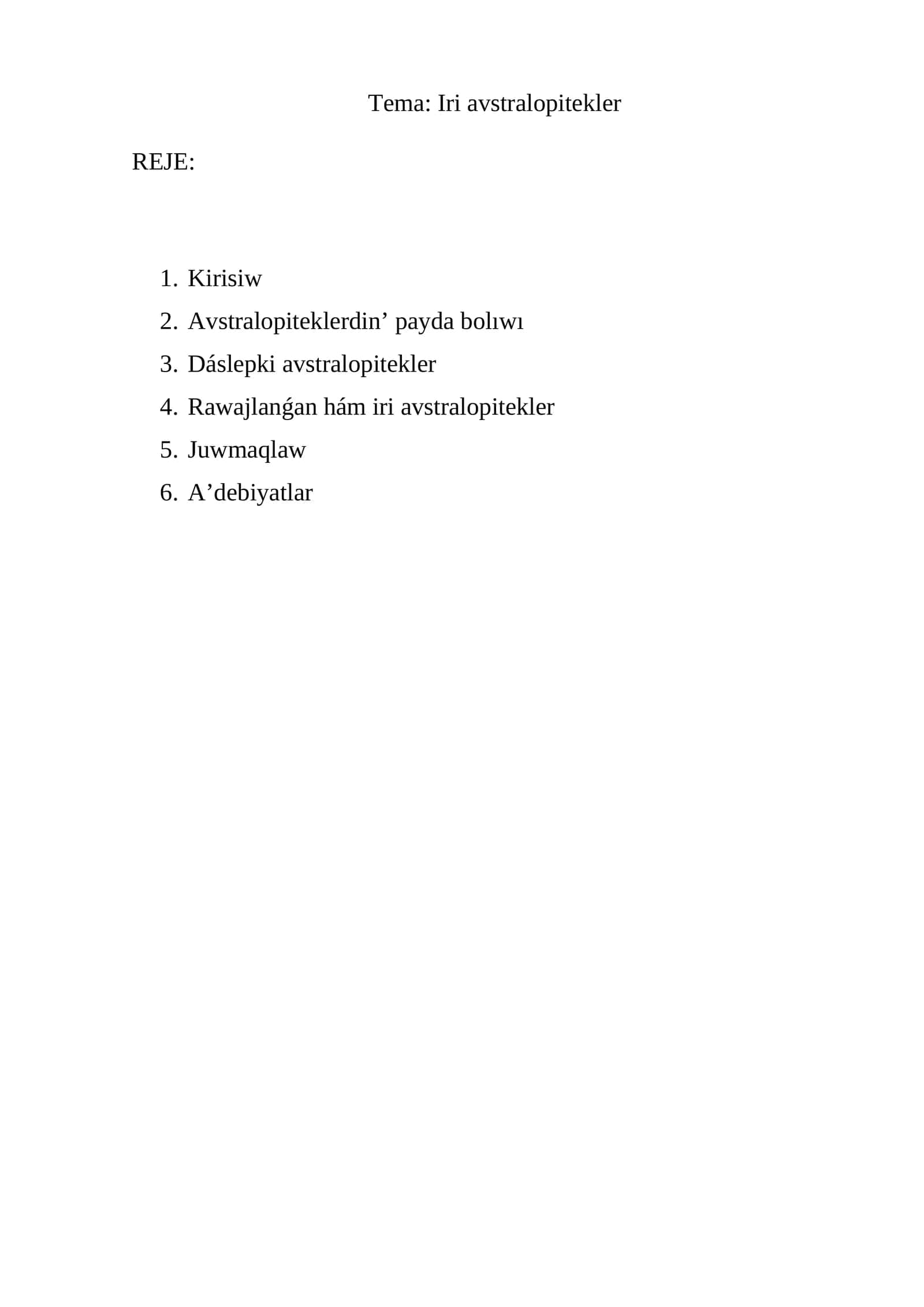 Iri avstralopitekler