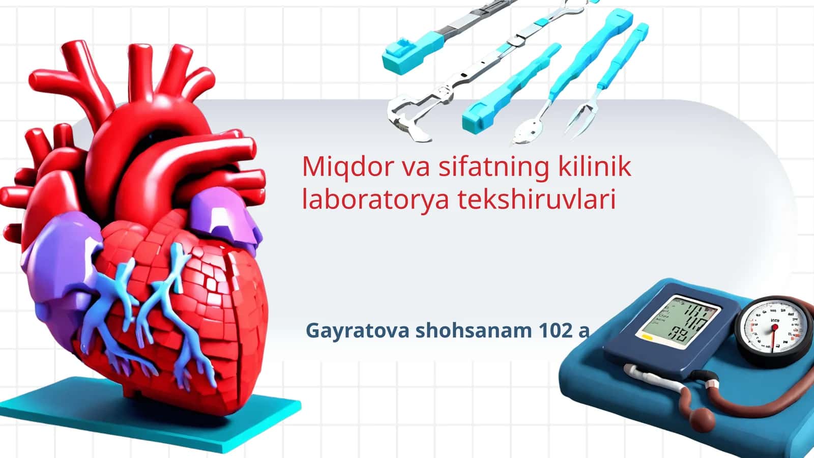 Miqdor va sifatning kilinik laboratorya tekshiruvlari
