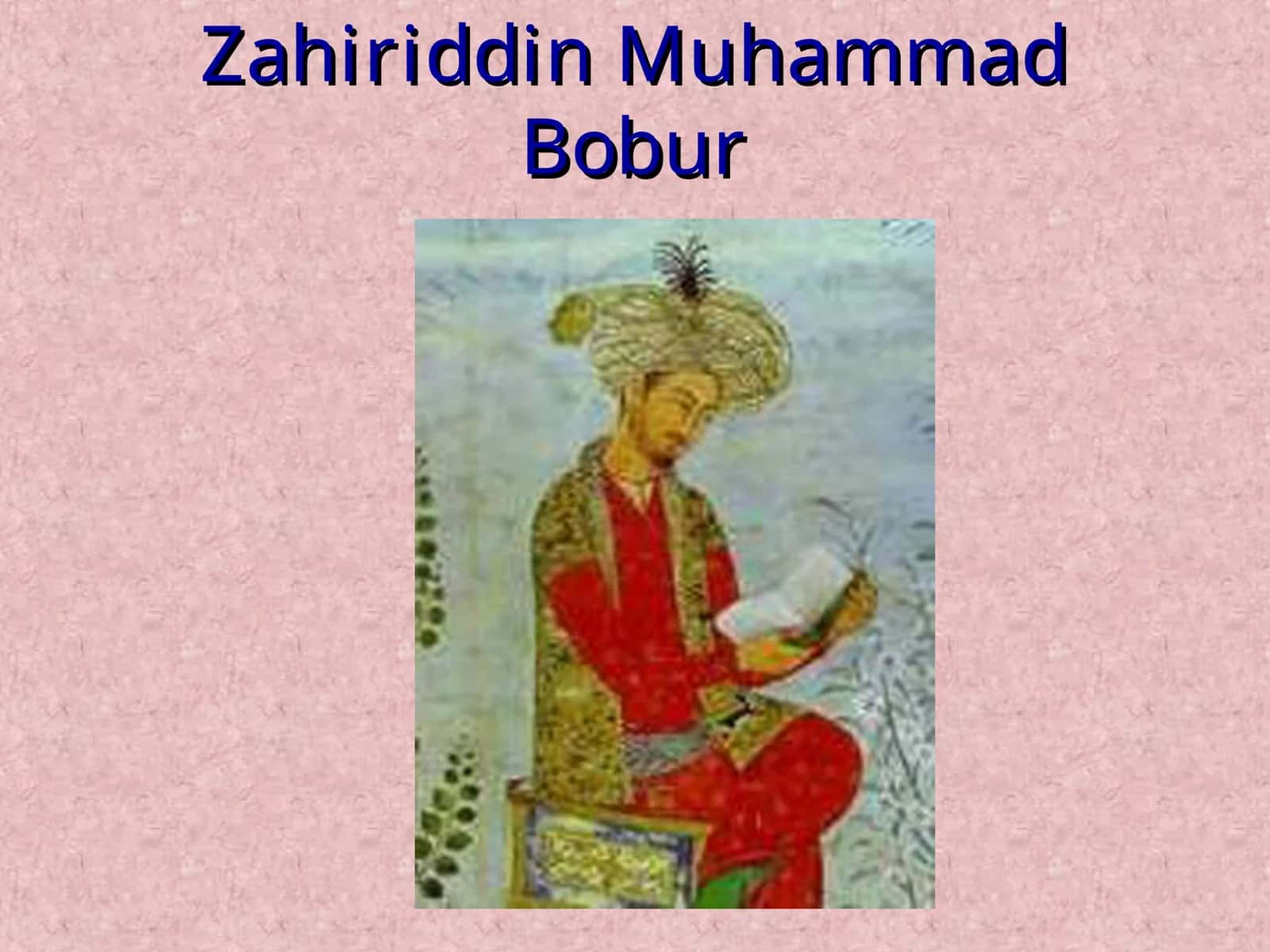 Z.M. Bobur shajarasi