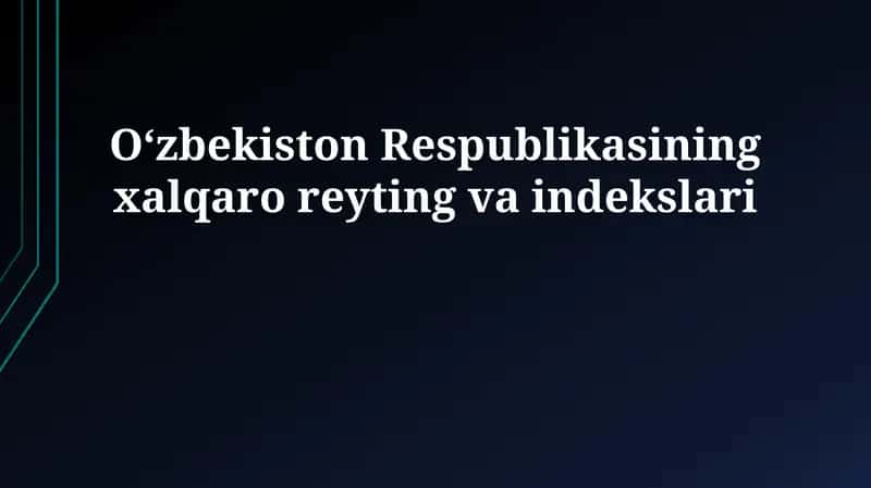 Oʻzbekiston Respublikasining xalqaro reyting va indekslari