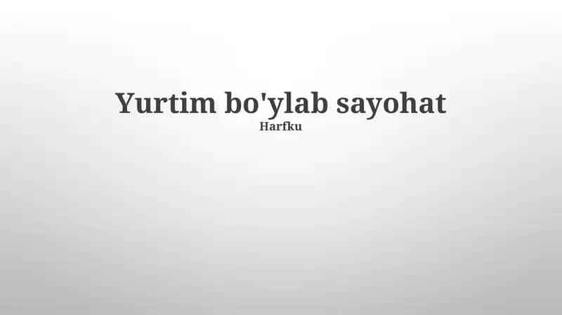 Madaniy Boyliklar Va Anʼanalar