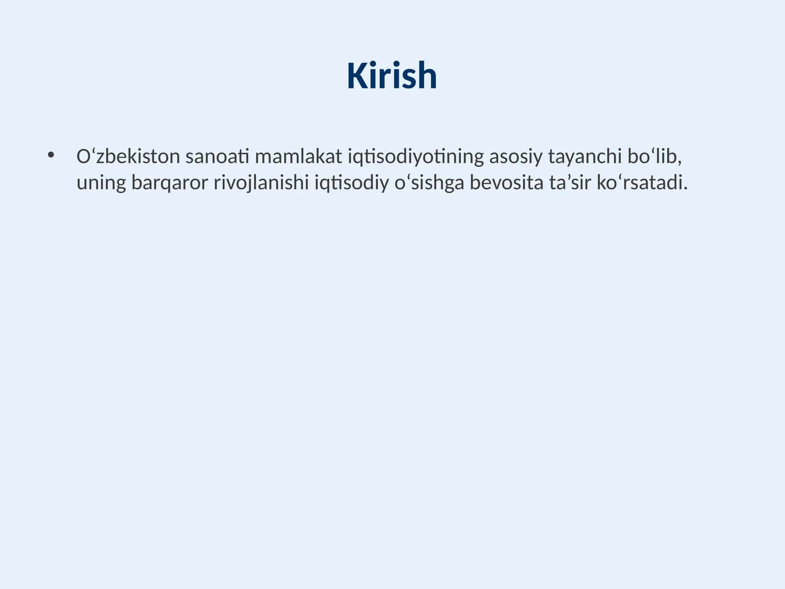 Qishloq xo‘jaligi mahsulotlarini qayta ishlash