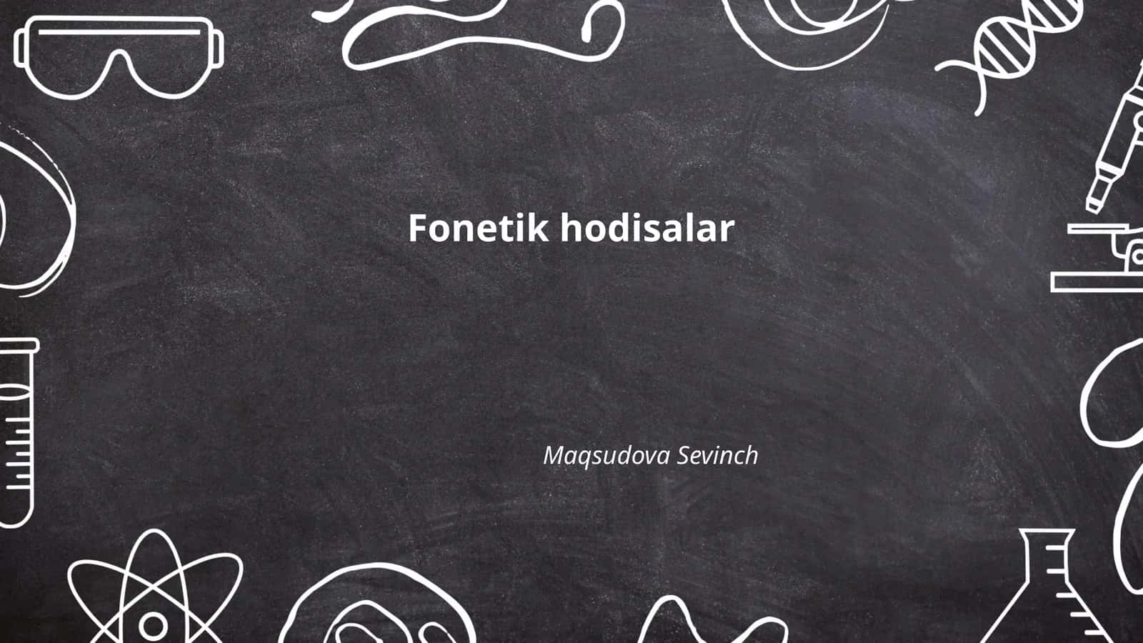 Fonetik hodisalar