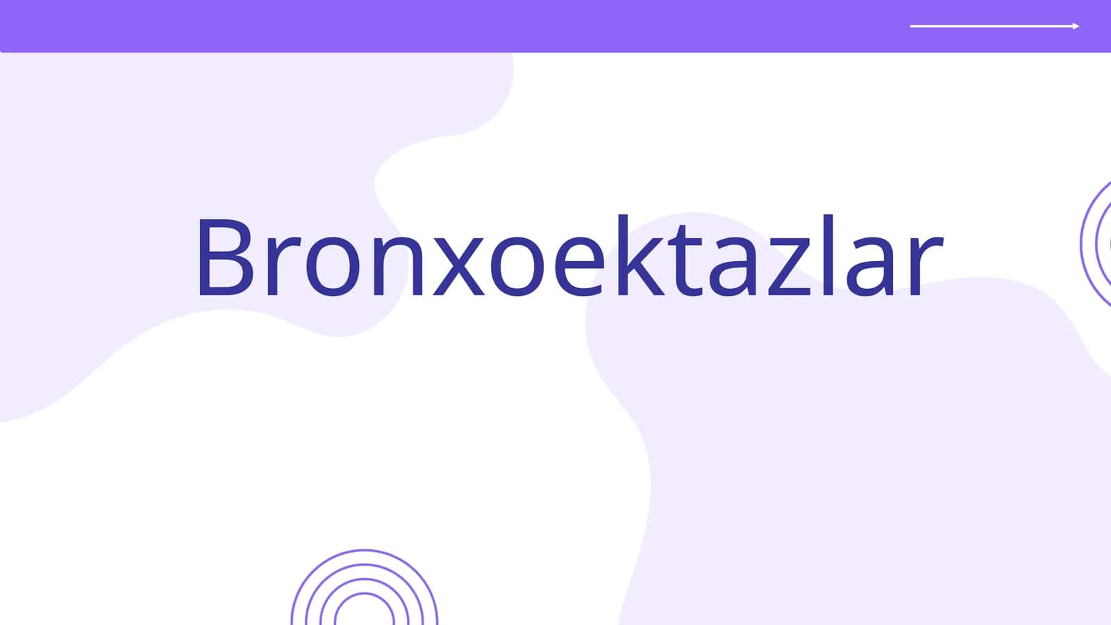 Bronxoektazlar