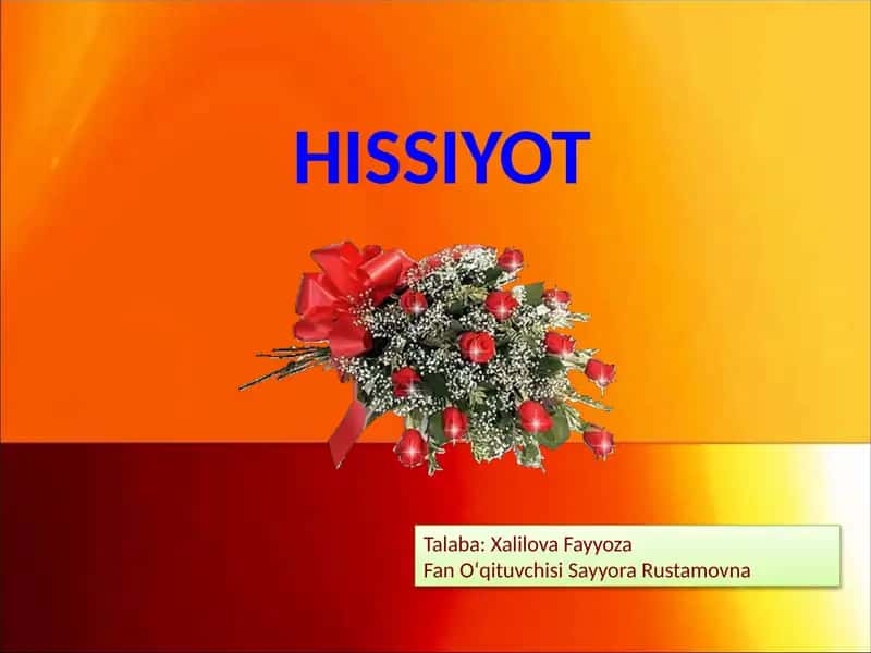 Hissiyot