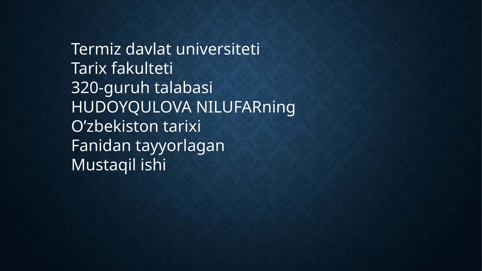 Sharof Rashidovning hayoti va faoliyati