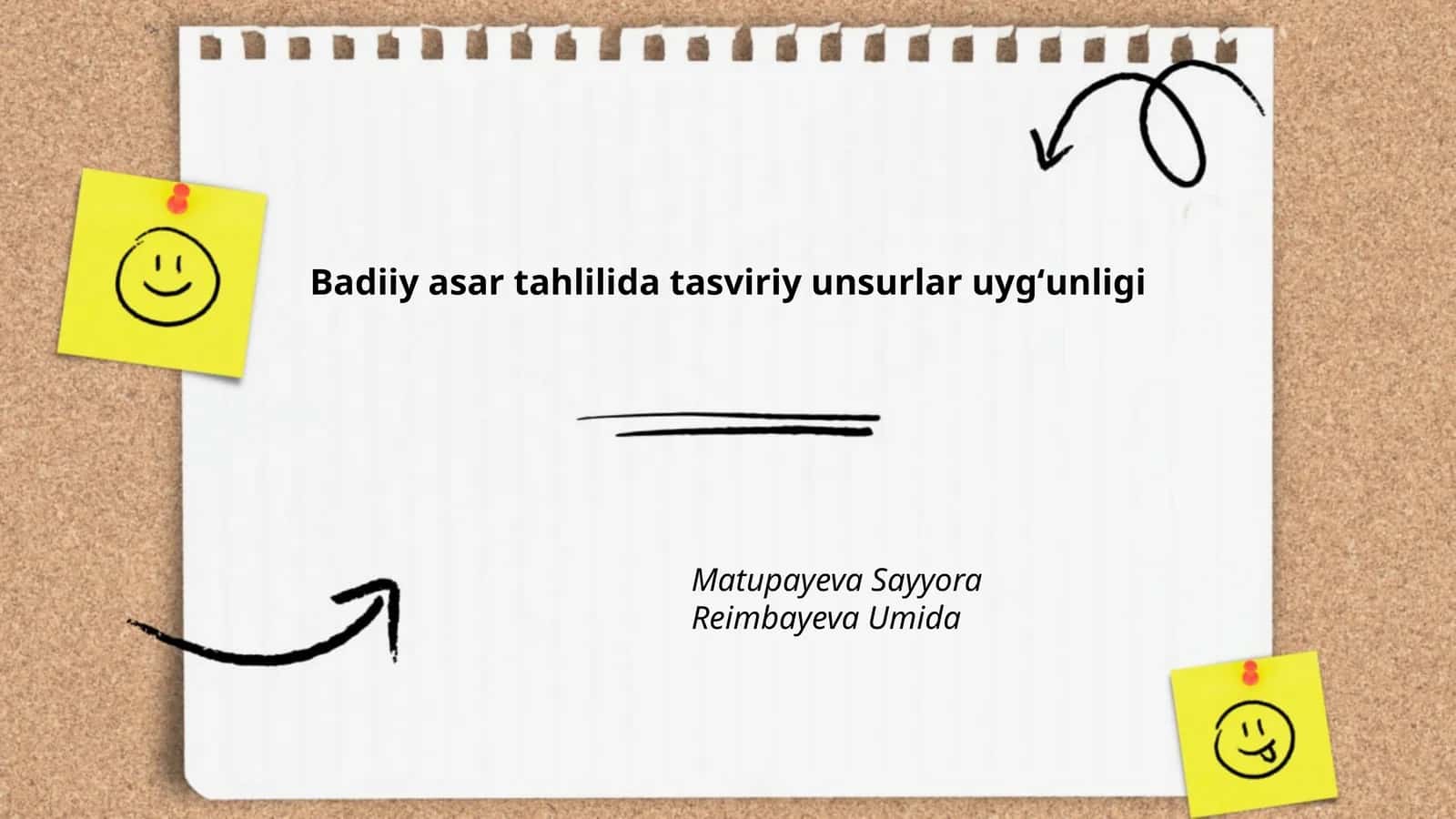 Tasviriy unsurlar va badiiy obraz uygʻunligi