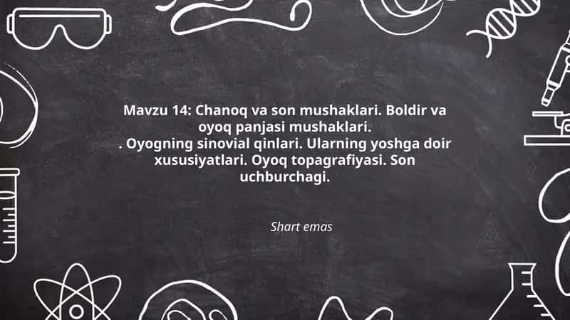 Chanoq va son mushaklari