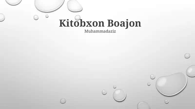 Kitobxon Boajon