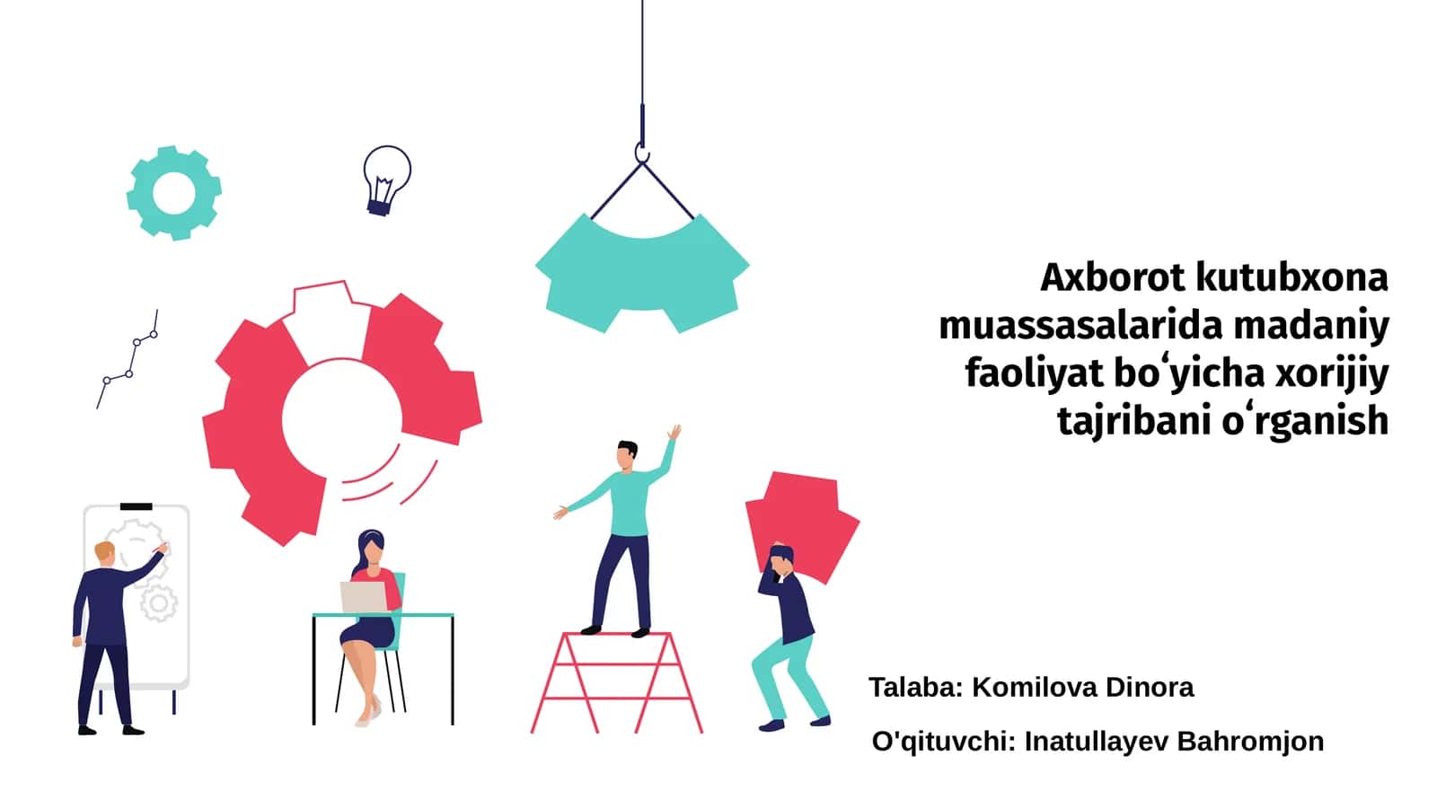 Axborot kutubxona muassasalarida madaniy faoliyat boʻyicha xorijiy tajribani oʻrganish