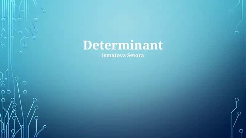 Determinant