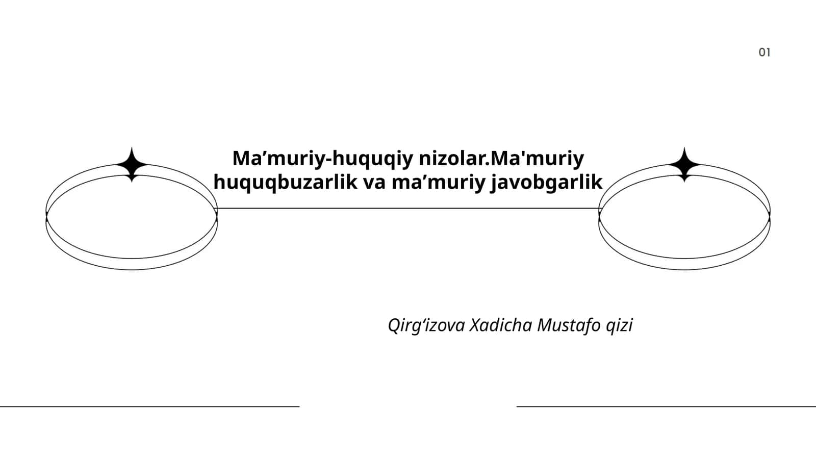 Maʼmuriy-huquqiy nizolar tushunchasi va xususiyatlari