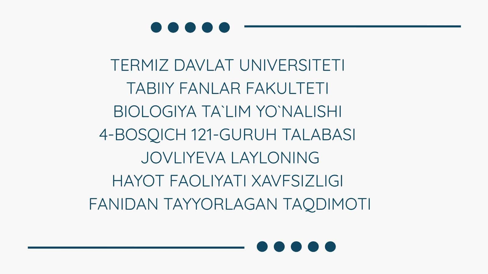 ELEKTR XAVFSIZLIGINI TAMINLOVCHI