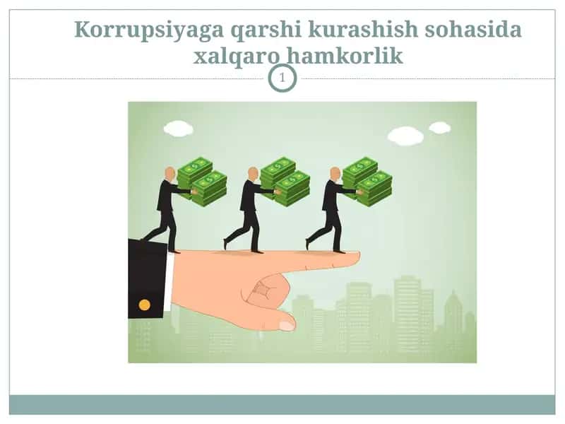 Korrupsiyaga qarshi kurashish sohasida xalqaro hamkorlik