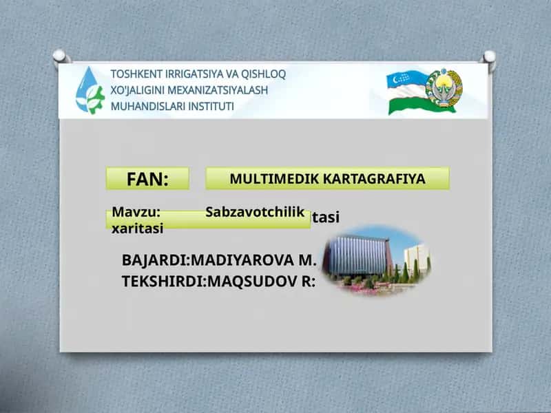 Sabzavotchilik xaritasi