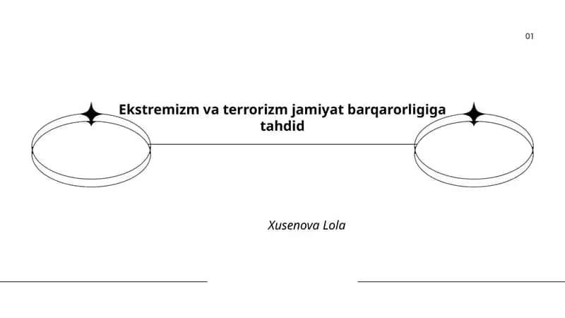 Ekstremizm va terrorizm jamiyat barqarorligiga tahdid