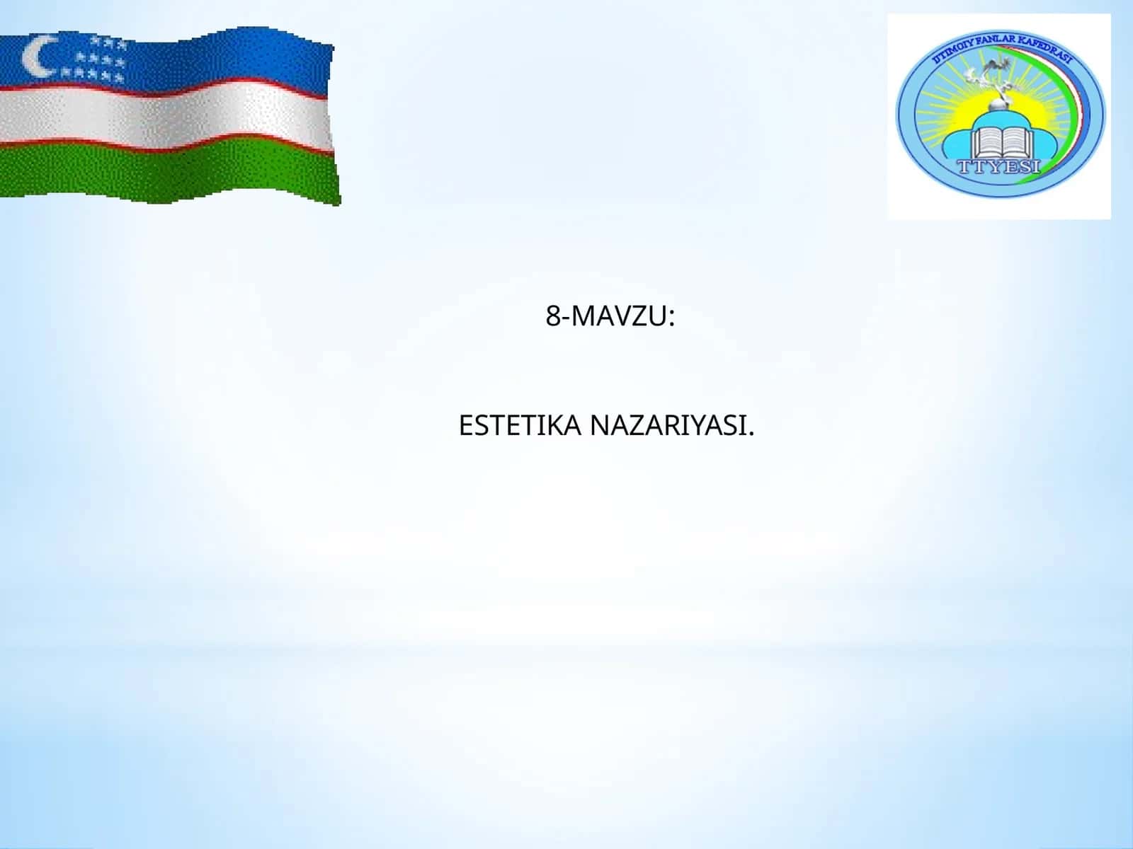 ESTETIKA NAZARIYASI
