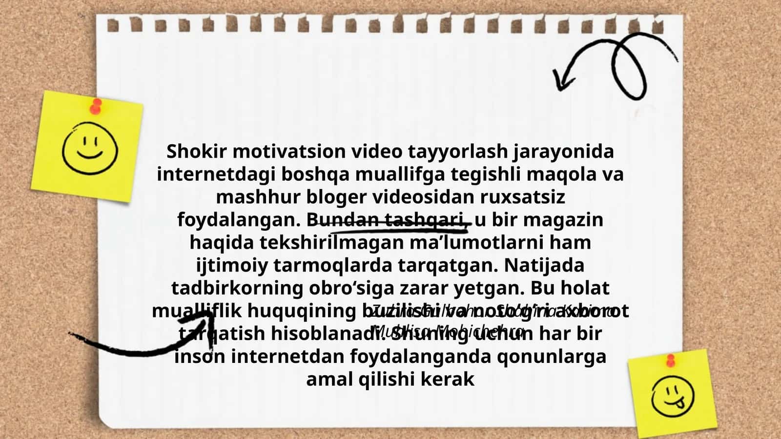Shokir motivatsion video tayyorlash