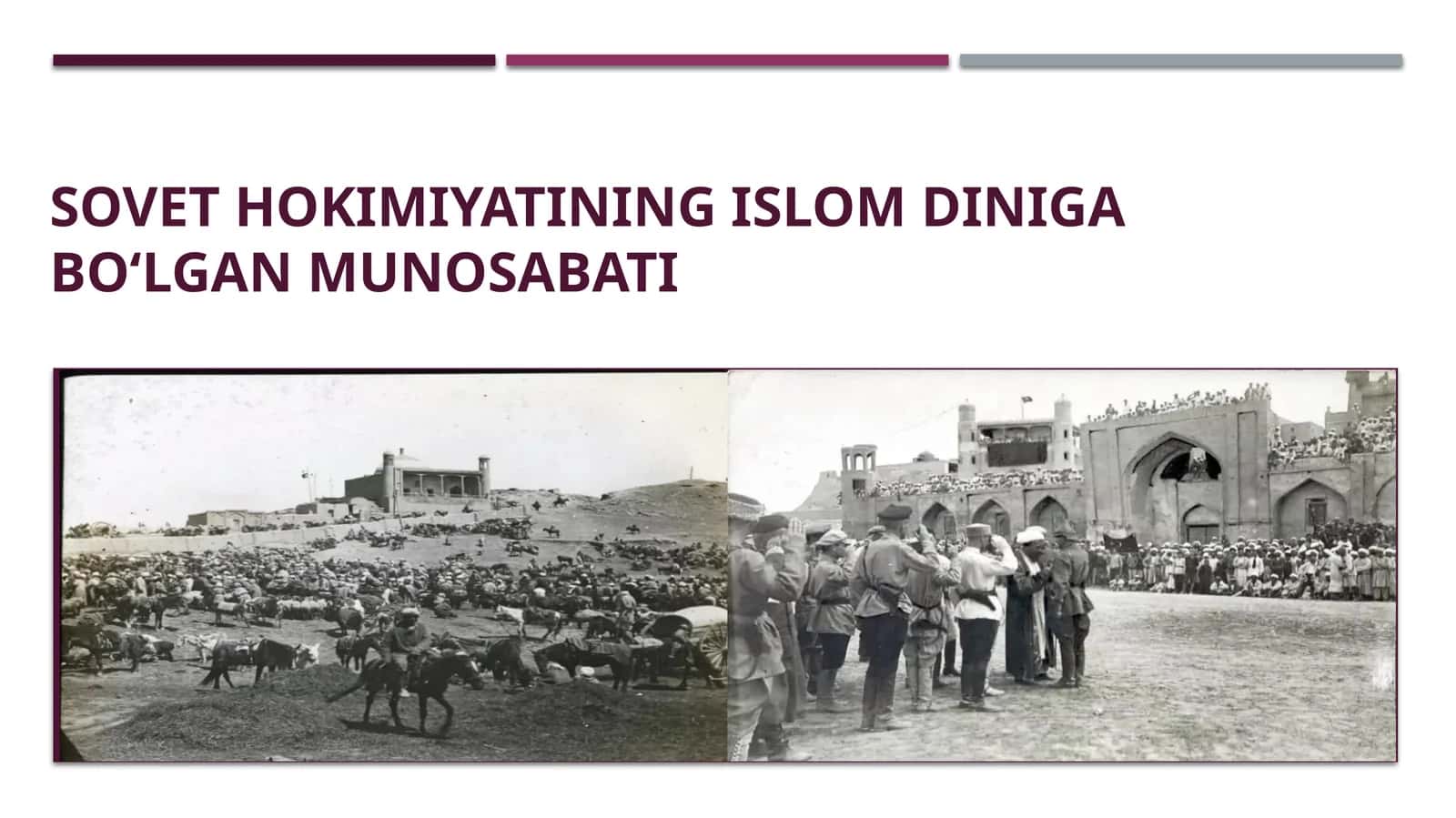 Sovet hokimiyatining Islom diniga boʻlgan munosabati