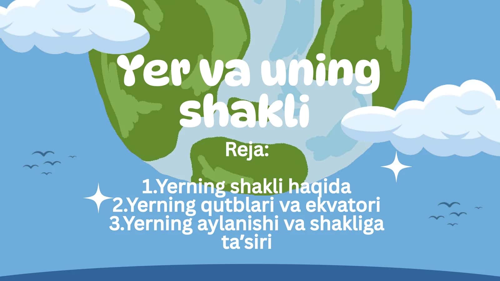 Yer va uning shakli