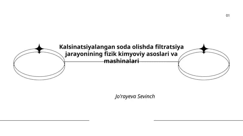 Kalsinatsiyalangan soda olishda filtratsiya jarayonining fizik kimyoviy asoslari va mashinalari