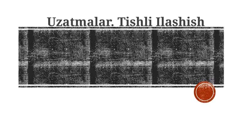 Tishli Ilashish Turlari