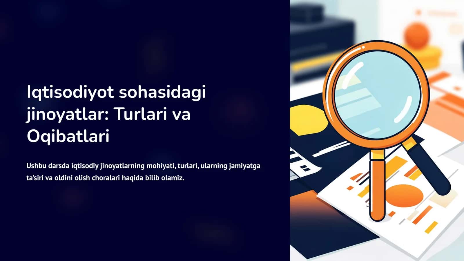 Iqtisodiyot sohasidagi jinoyatlar