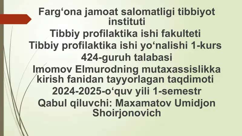 SEO va JSB strukturasi va faoliyati