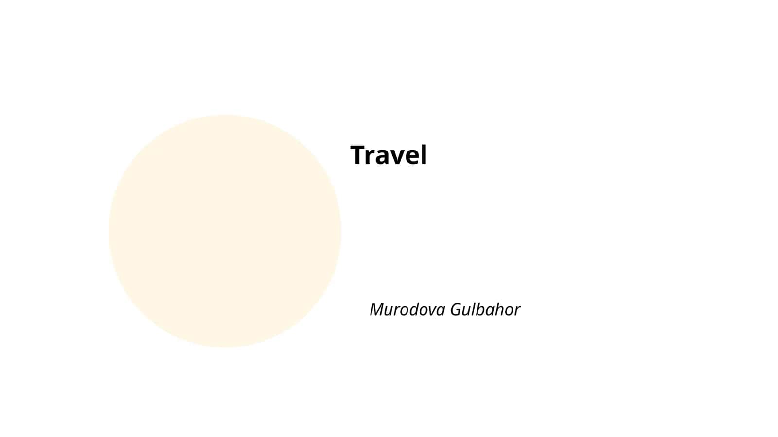 Travel Planning
