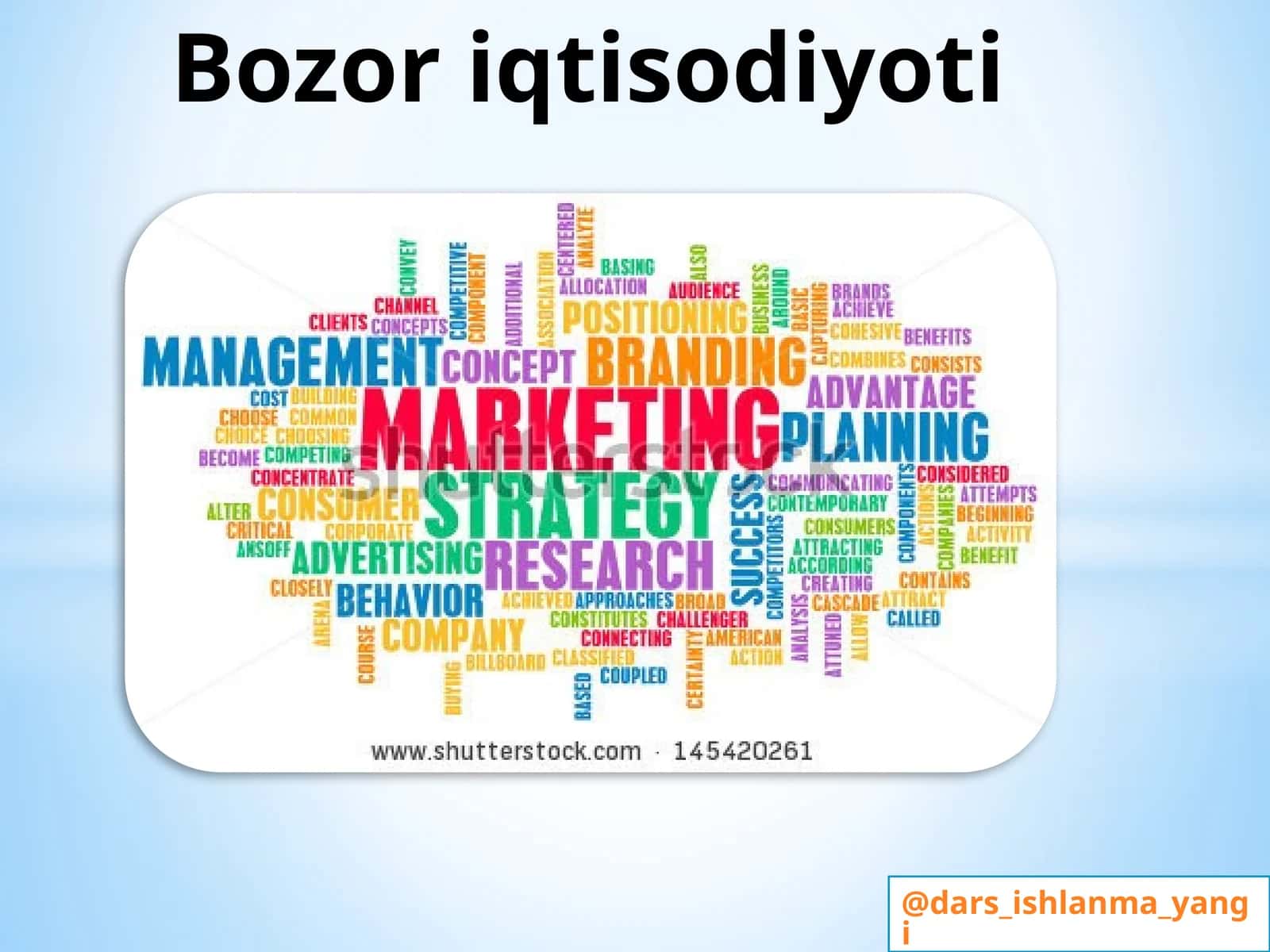 Bozor iqtisodiyoti