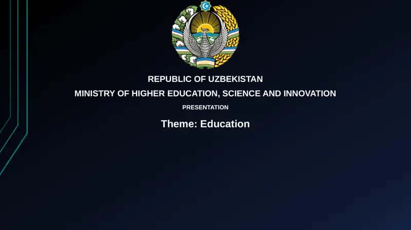 Presentation Theme: Education