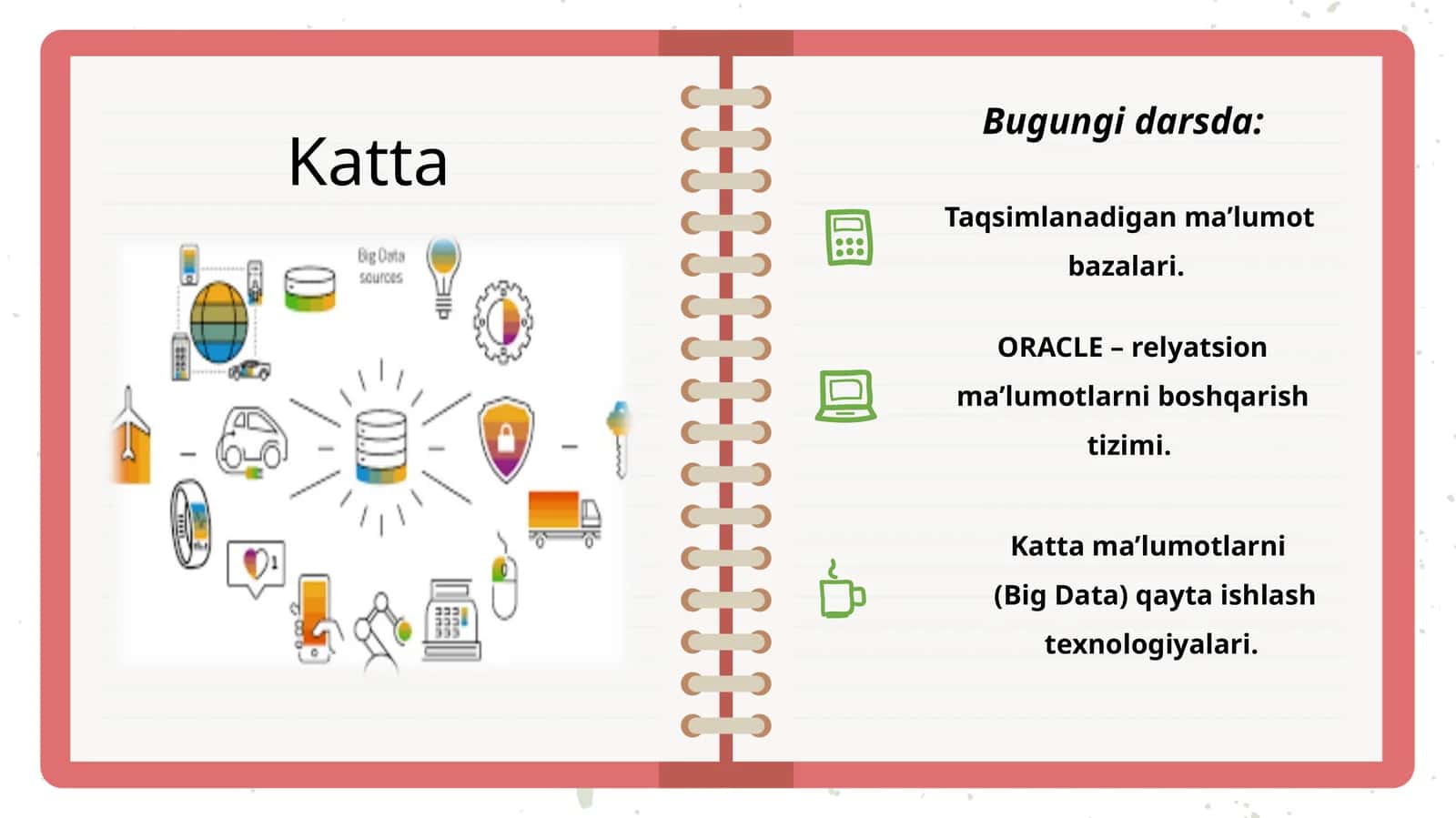 Katta ma’lumotlarni qayta ishlash texnologiyalari