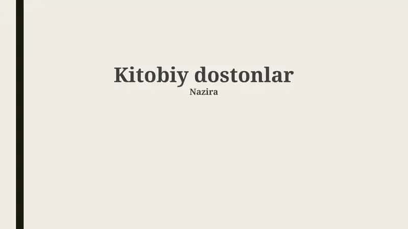 Adabiy epik asarlar