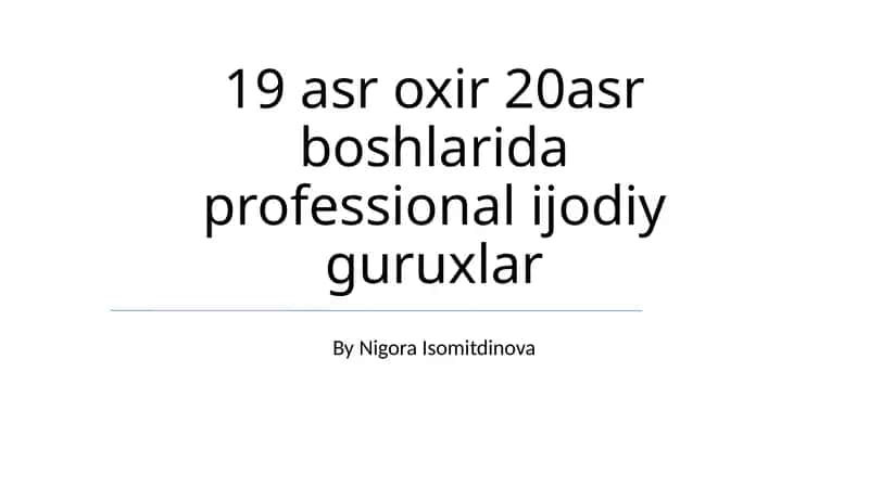 Fauvizm (XX asr boshlari, Fransiya)
