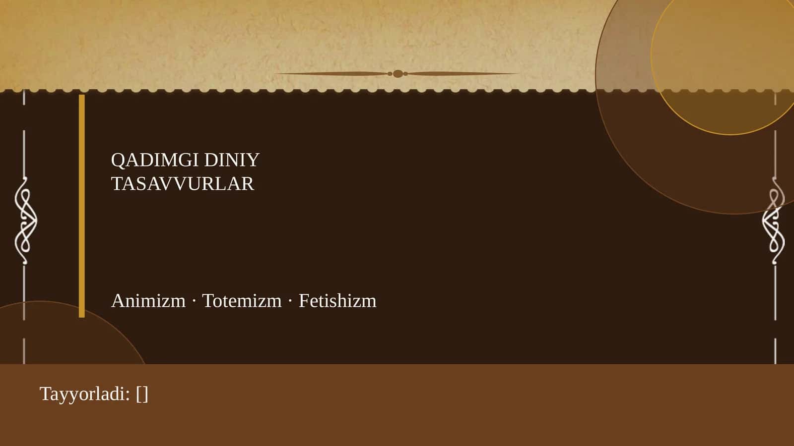 Qadimgi Diniy Tasavvurlar