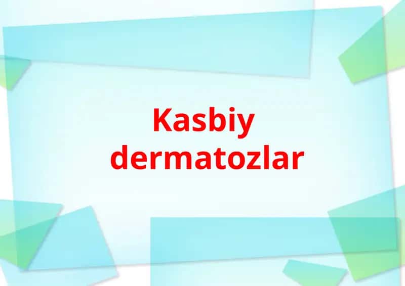 Dermatozlar