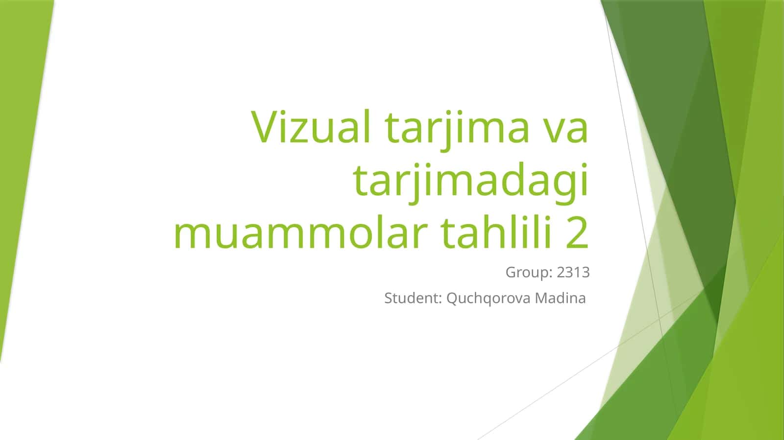 Vizualtarjima va tarjimadagi muammolar tahlili 2