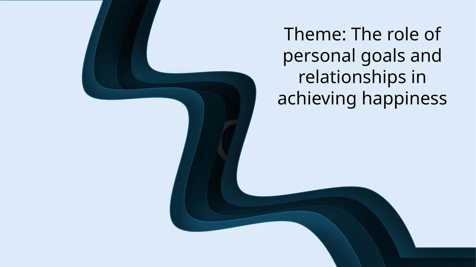 The role of personal goals and relationships in achieving happiness