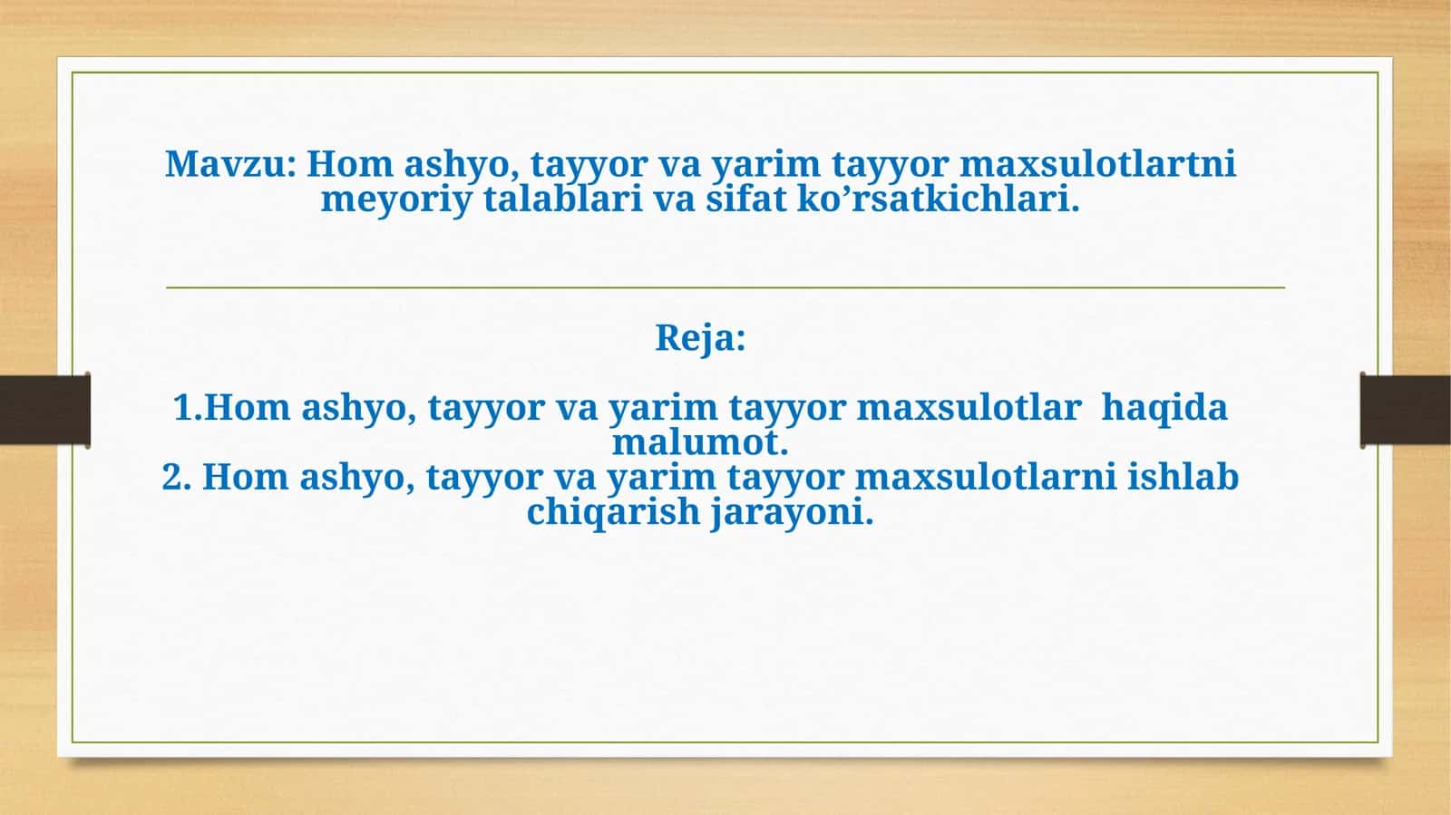 Hom ashyo maxsuylotlari