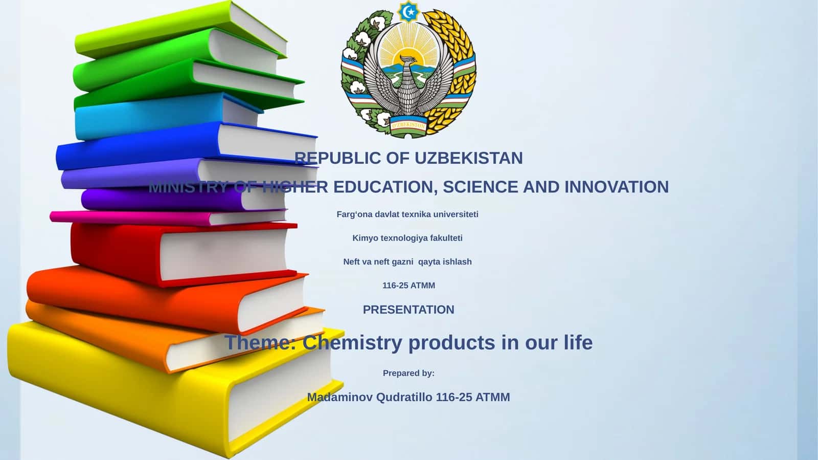 Chemistry products in our life