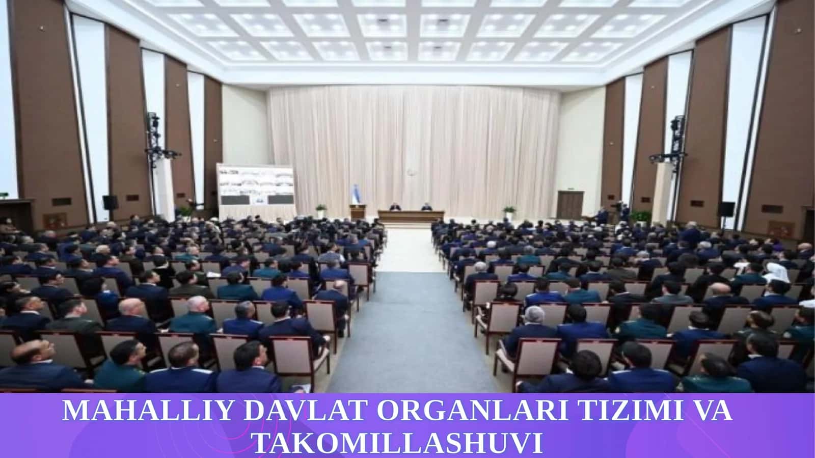 MAHALLIY DAVLAT ORGANLARI TIZIMI VA TAKOMILLASHUVI