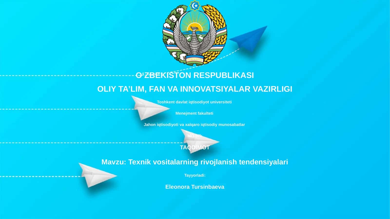 Texnik vositalarning rivojlanish tendensiyalari