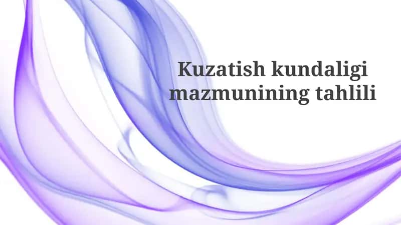 Ma'lumotlarni yig'ish va tayyorlash
