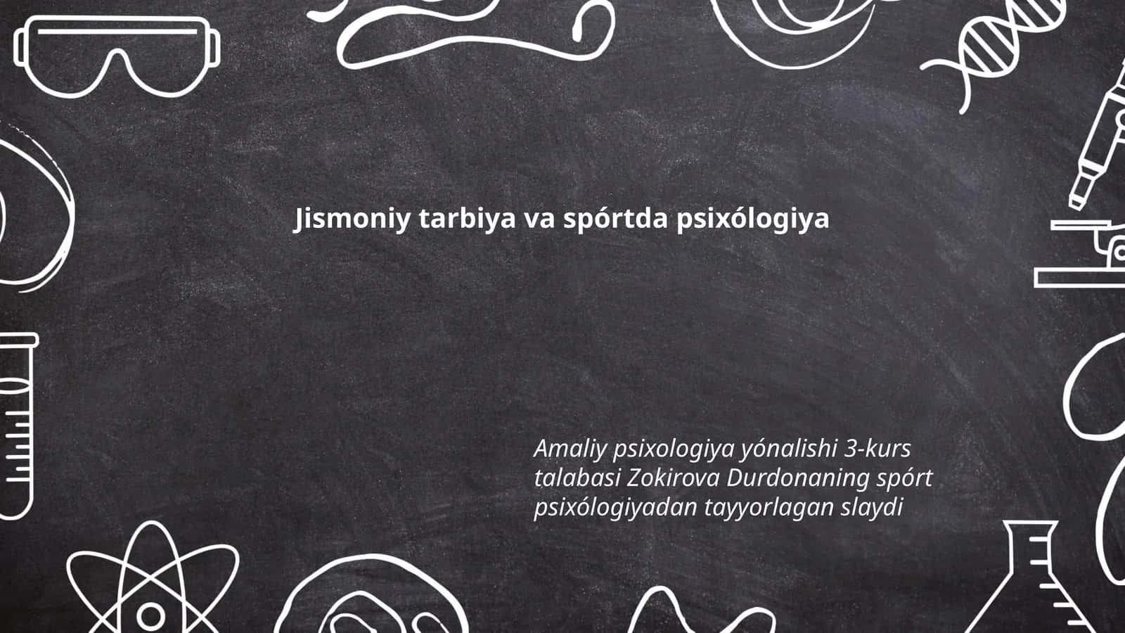 Jismoniy tarbiya va spórtda psixólogiya