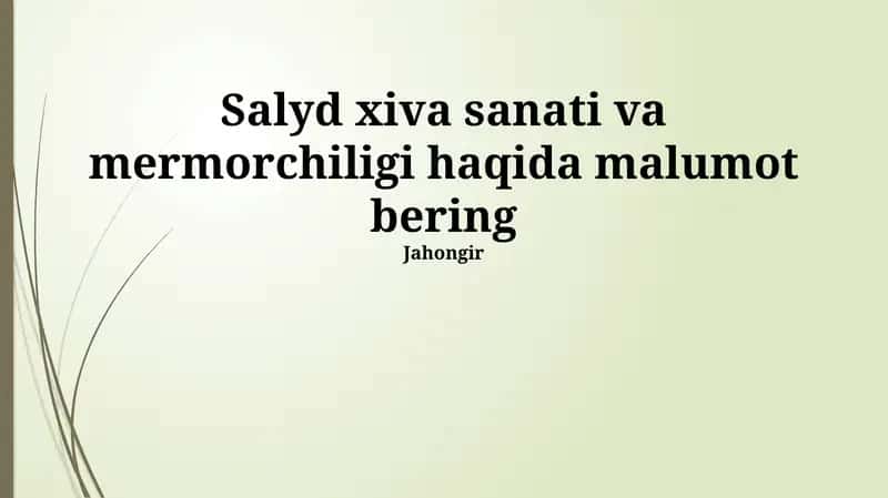 Salydning marmar haykallari