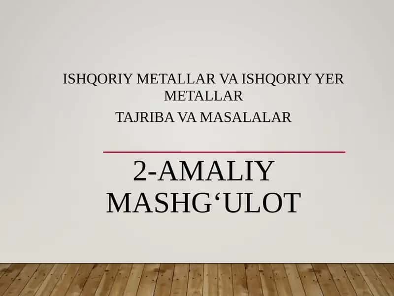 Ishqoriy metallar va Ishqoriy yer metallar