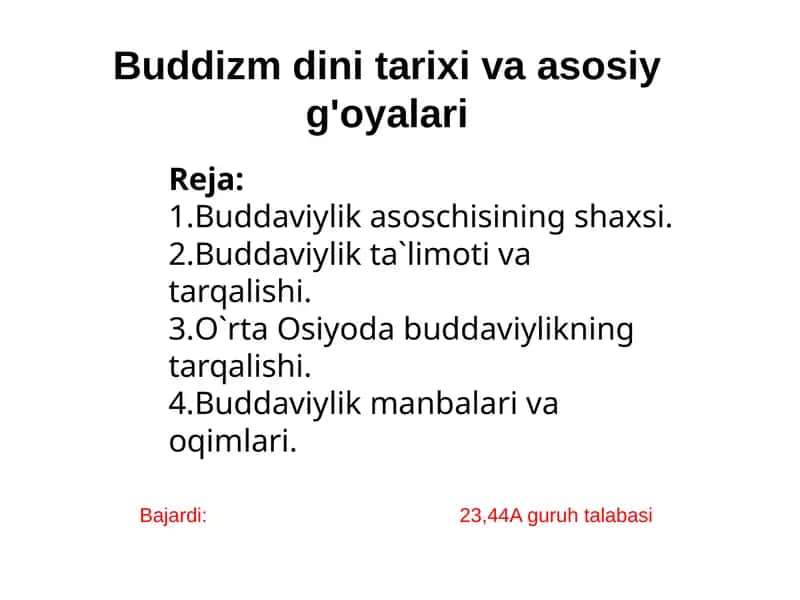 Buddizm