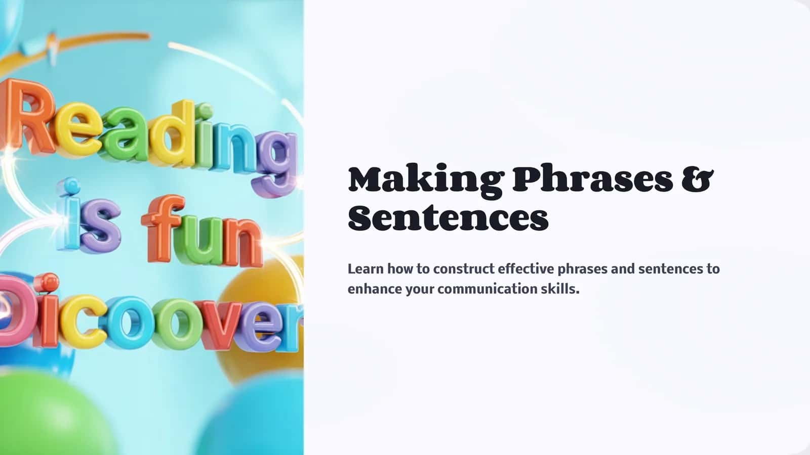 Making Phrases & Sentences